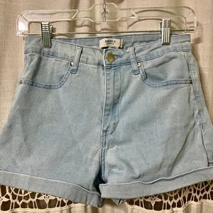 Forever 21 High Waisted Denim Shorts